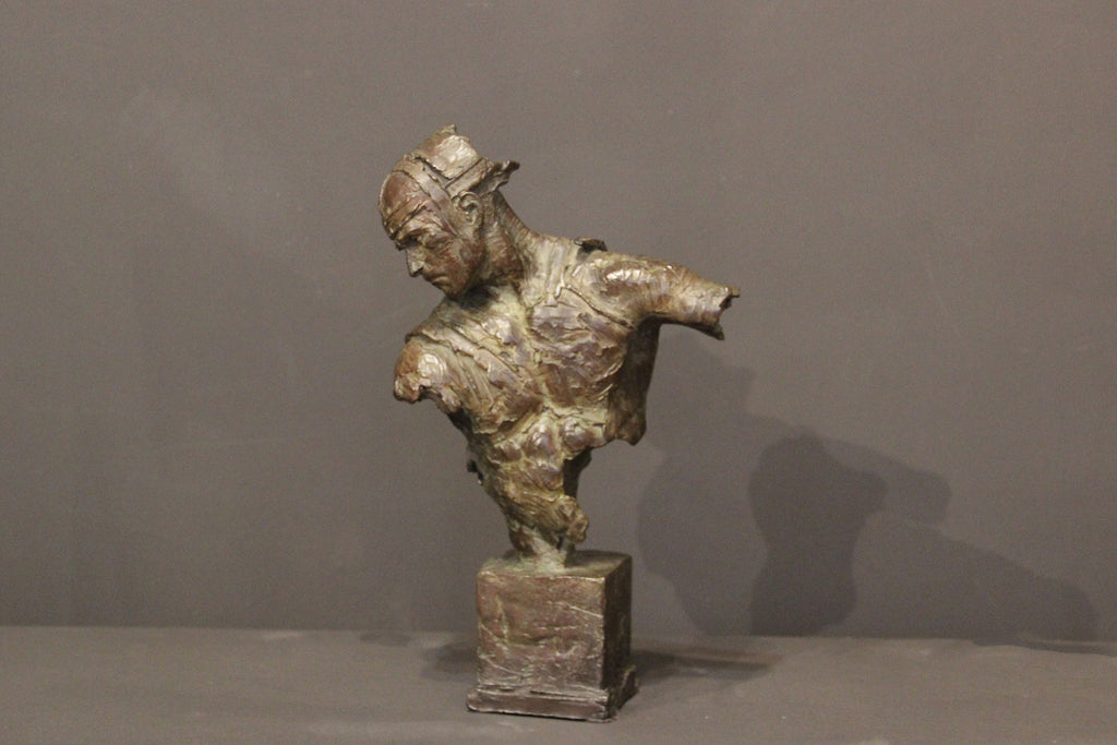 Torse de Guerrier Bronze Fine Sculpture by Christophe Charbonnel (SOLD OUT)