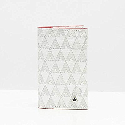 lux credit card sleeve Vivienne Luxury Credit Card Holder in White and Black Canvas by ANONYM