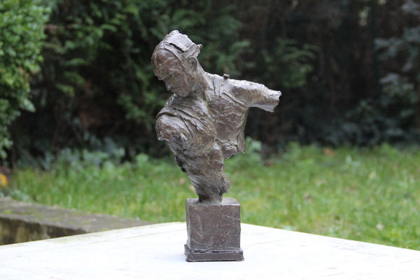 Torse de Guerrier Bronze Fine Sculpture by Christophe Charbonnel (SOLD OUT)