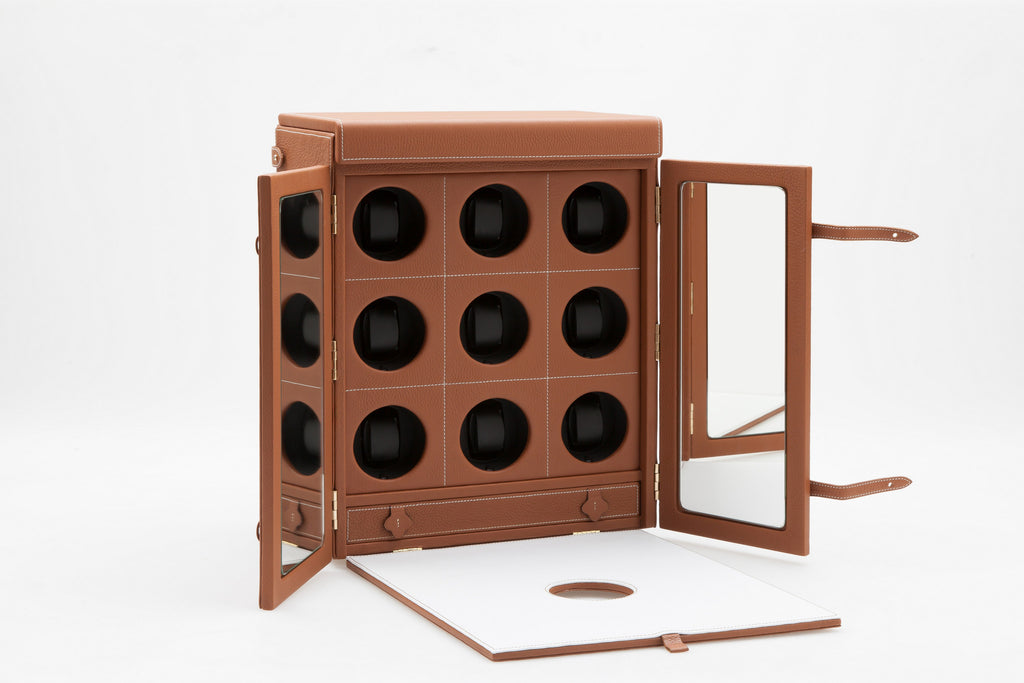 Le Temps IX Luxury Watch Winder for 9 watches by Maltier le Malletier ...
