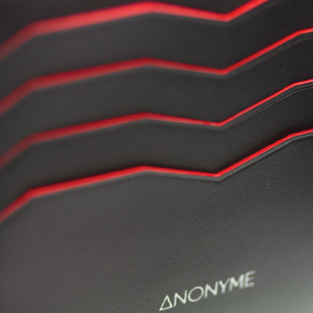 Made in FRANCE Gambetta Luxury Wallet in Black Taurillon by Anonyme Paris (16 credit card slots)