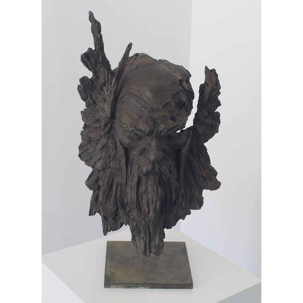 Odin Bronze Sculpture by Christophe Charbonnel (SOLD OUT)