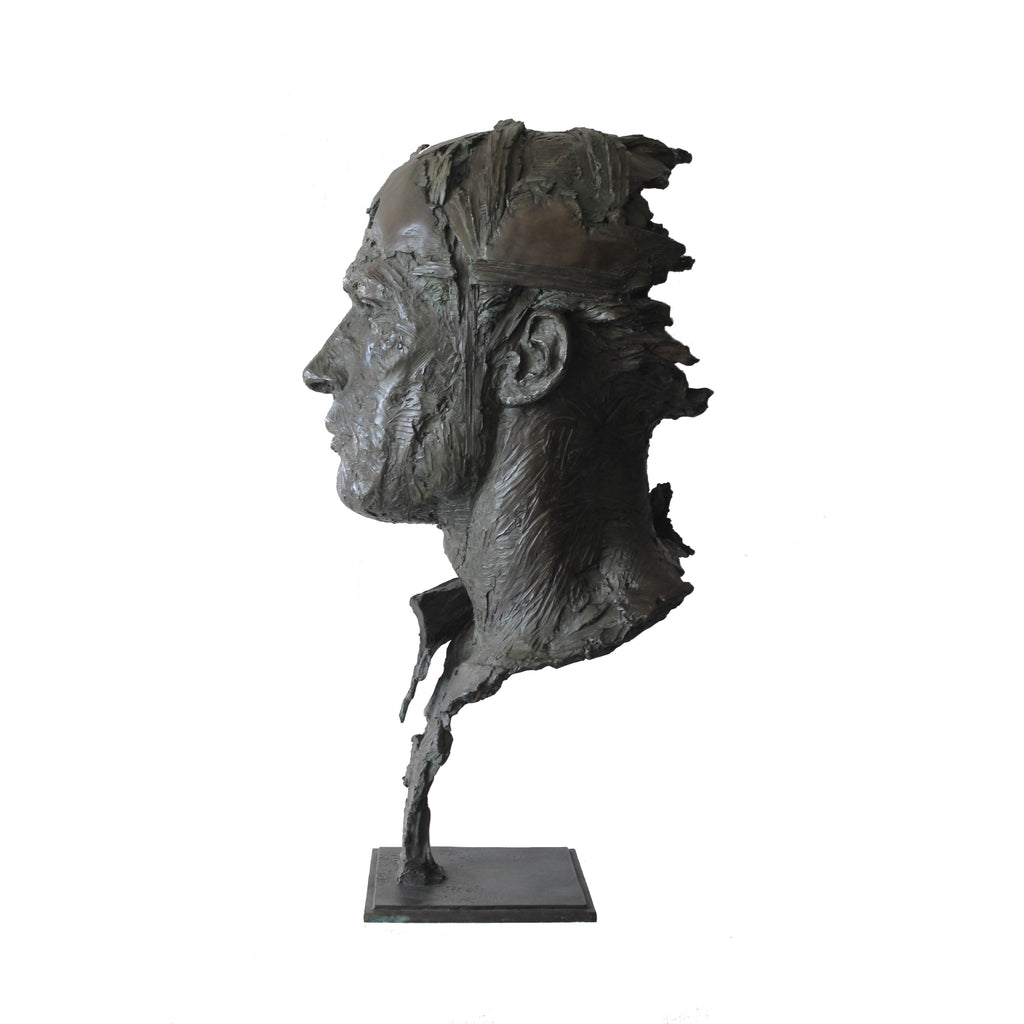 Le Stratège Monumental Bronze Sculpture by Christophe Charbonnel (last piece 4/8 in the world)