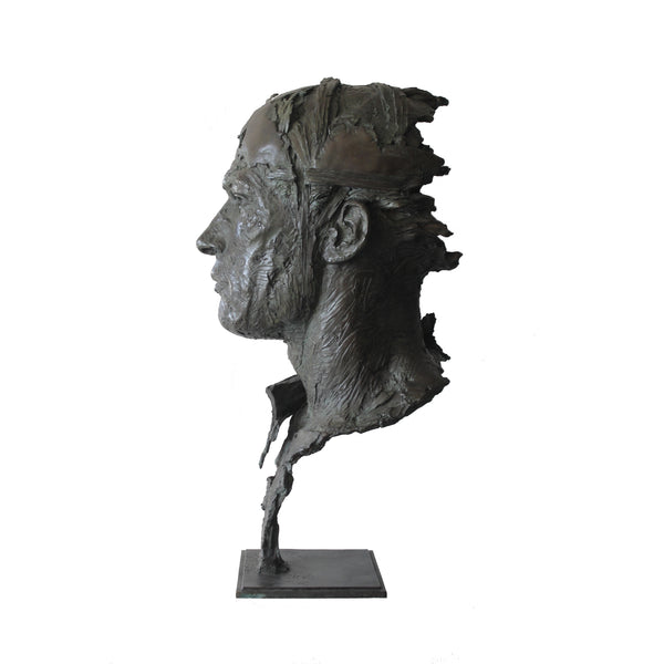 Le Stratège Monumental Bronze Sculpture by Christophe Charbonnel (last piece 4/8 in the world)