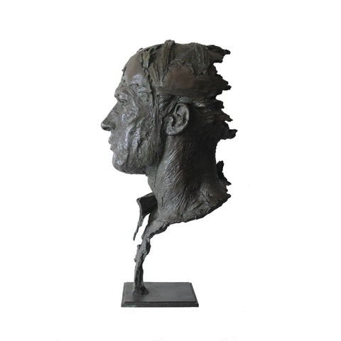 Le Stratège Monumental Bronze Sculpture by Christophe Charbonnel (last piece 4/8 in the world)
