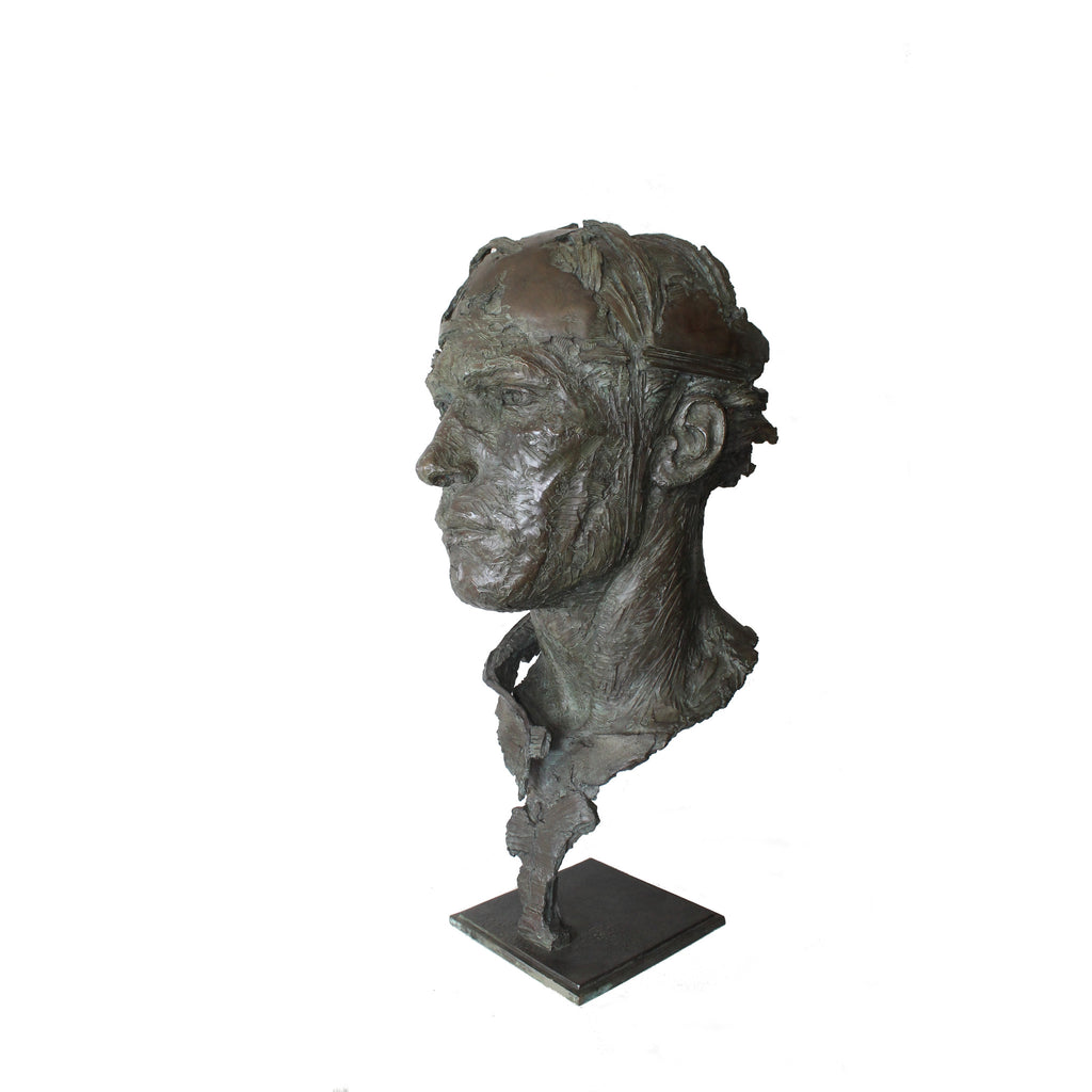 Le Stratège Monumental Bronze Sculpture by Christophe Charbonnel (last piece 4/8 in the world)