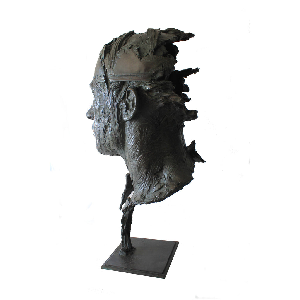 Le Stratège Monumental Bronze Sculpture by Christophe Charbonnel (last piece 4/8 in the world)