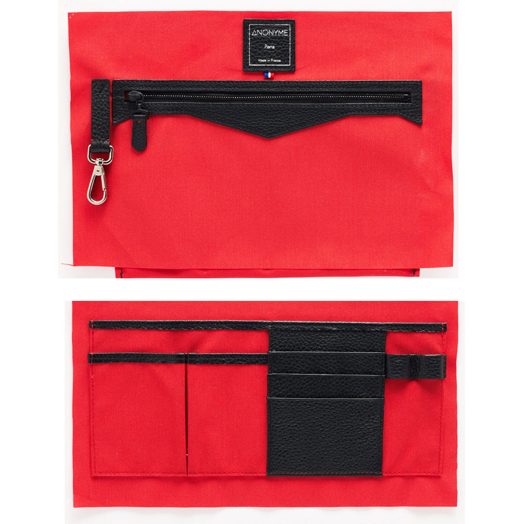 Made in FRANCE Vavin Luxury Satchel in Grey Calfskin Leather by Anonyme Paris