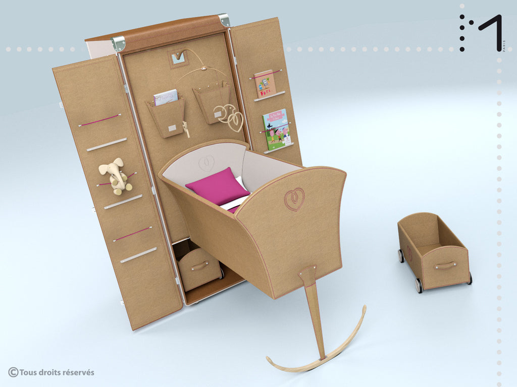 Cradle Trunk by Maltier le Malletier (made in FRANCE)