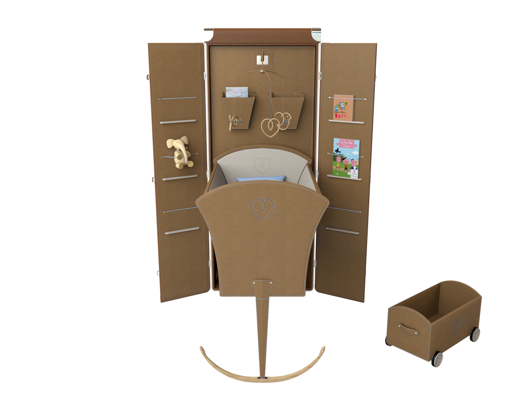 Cradle Trunk by Maltier le Malletier (made in FRANCE)