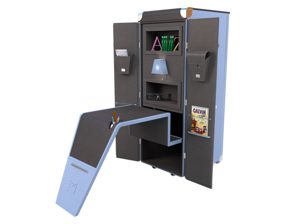 Child's Desk Trunk by Maltier le Malletier (made in FRANCE)