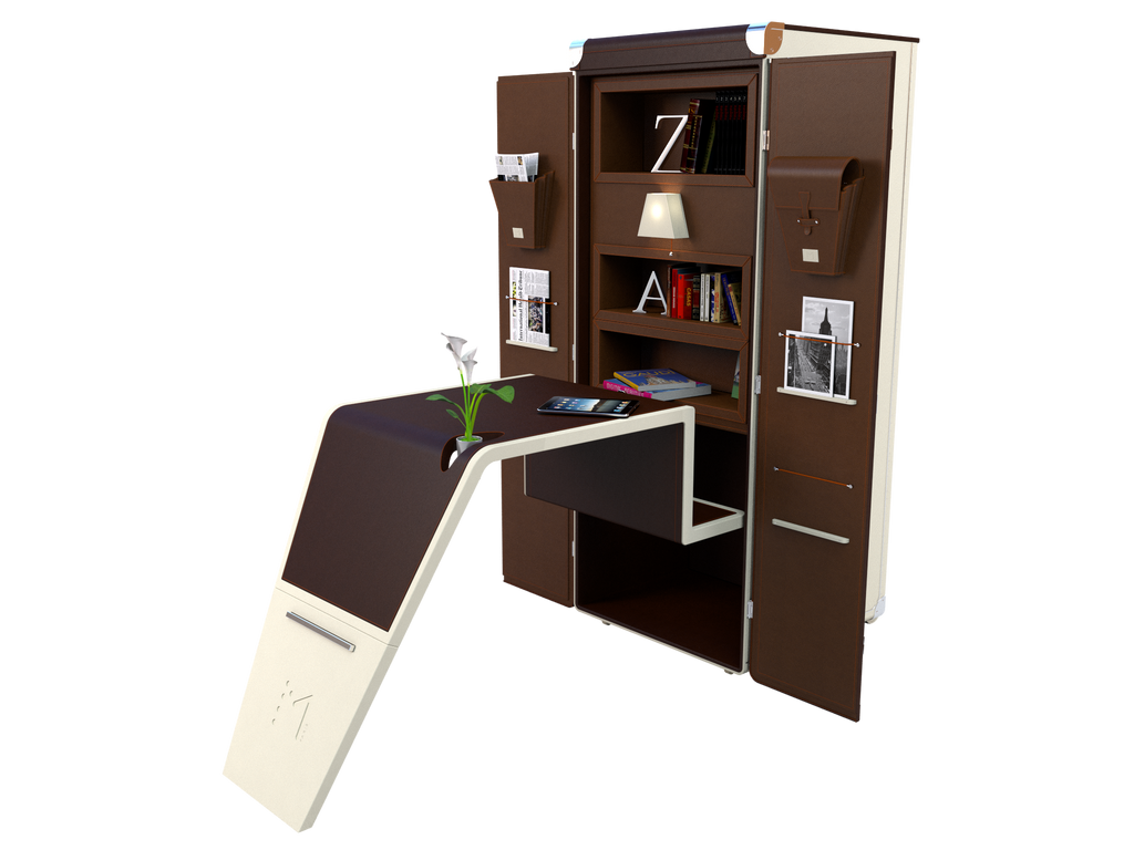 Desk Trunk by Maltier le Malletier (made in FRANCE)