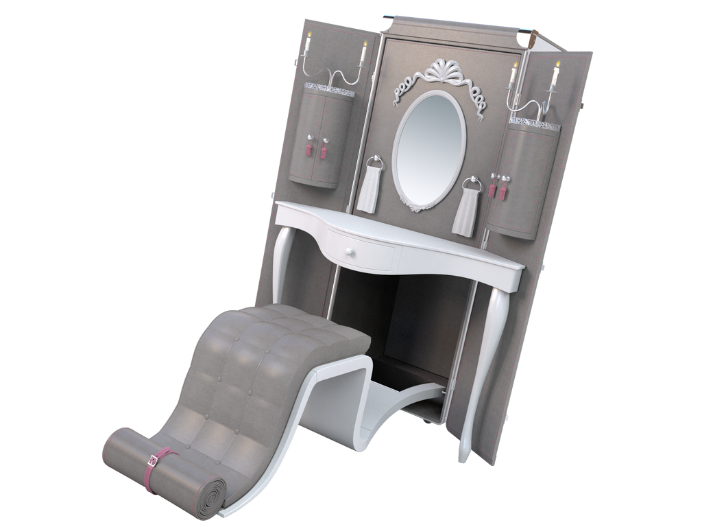 Vanity Trunk by Maltier le Malletier (made in FRANCE)