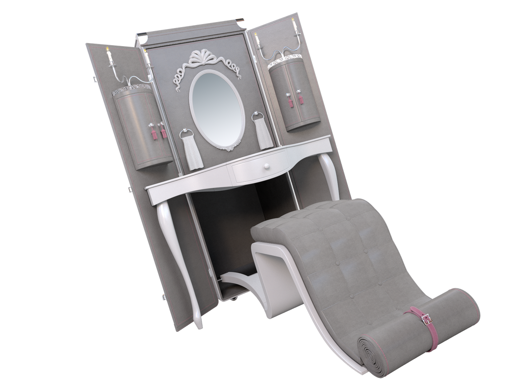 Vanity Trunk by Maltier le Malletier (made in FRANCE)