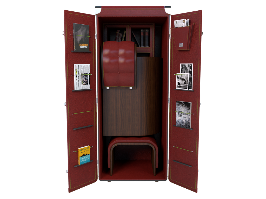 Bookshelf Trunk by Maltier le Malletier