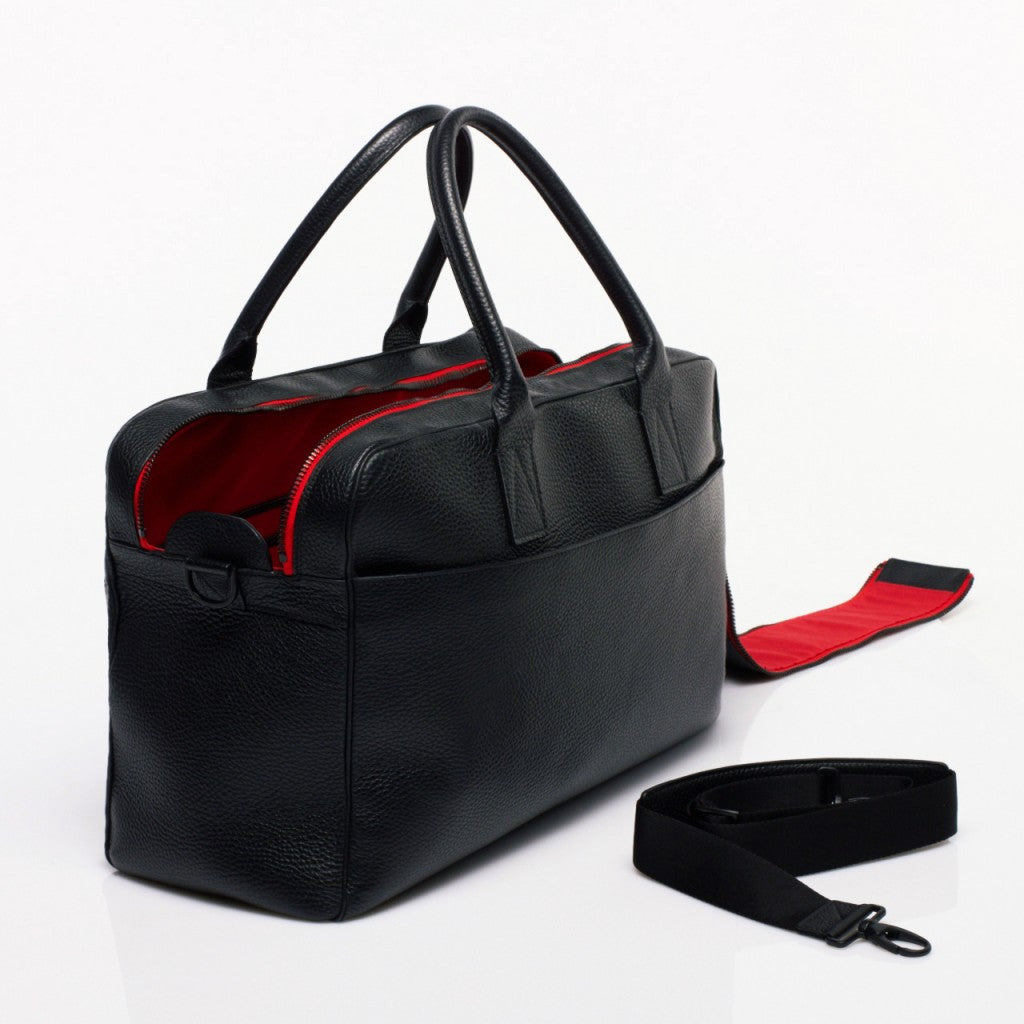 Made in FRANCE Monceau Luxury Bag in Black Calfskin Leather by Anonyme Paris