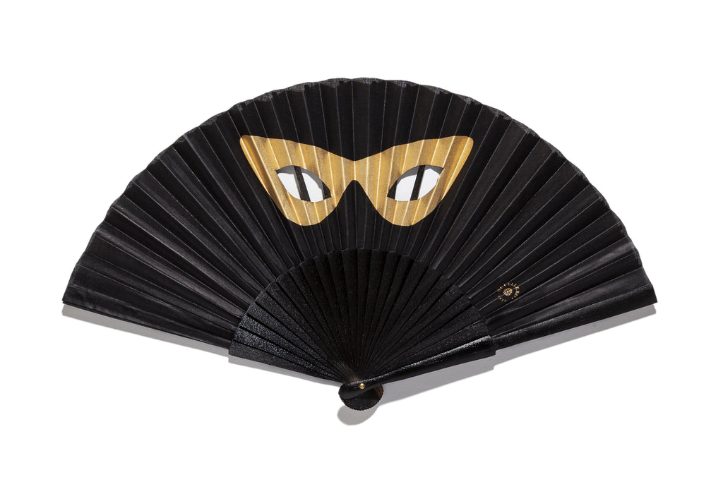 New Mask hand-fan by DUVELLEROY Paris 1827 made in FRANCE