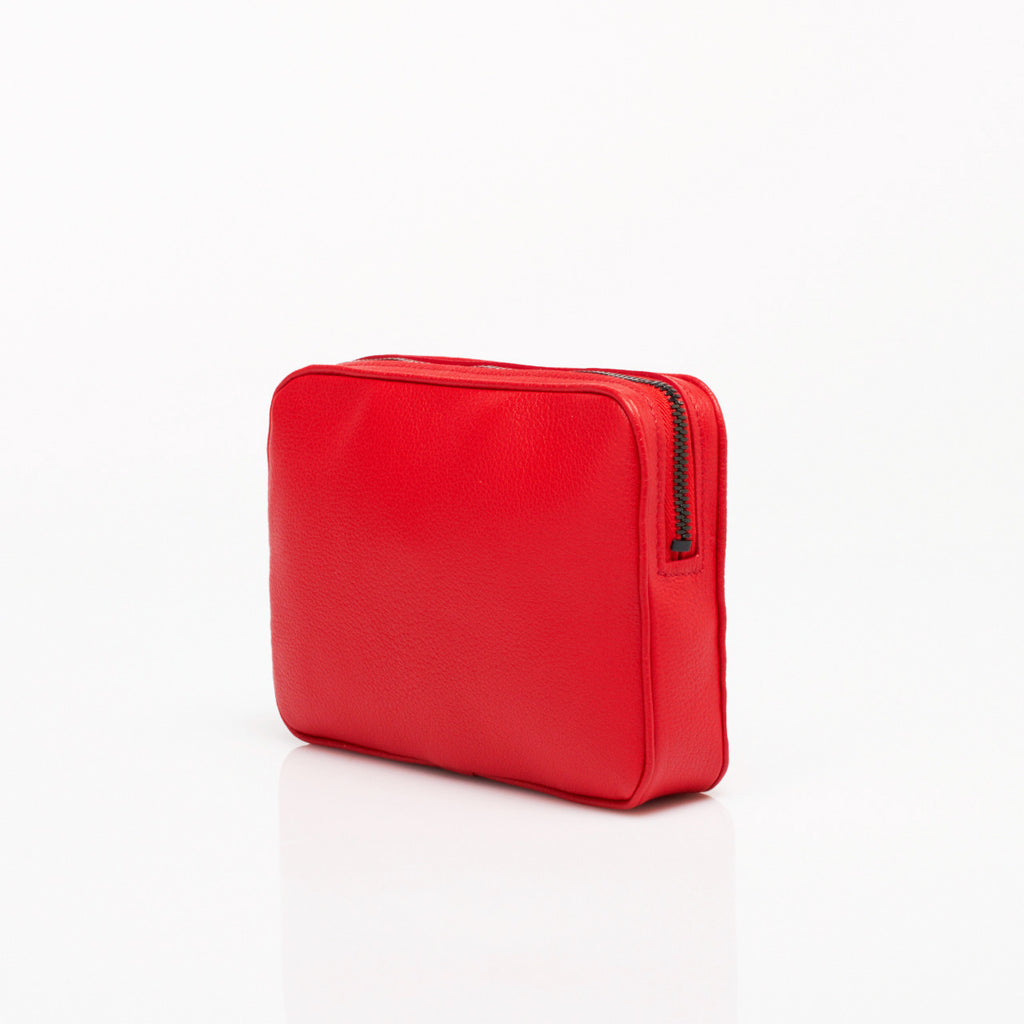 Palais Royal Luxury Clutch Bag in Red Buffalo by Anonyme Paris
