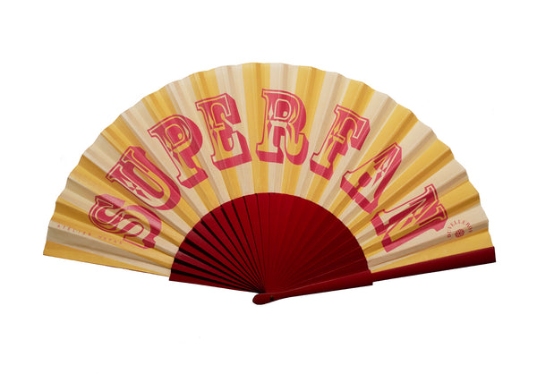 Superfan hand-fan by DUVELLEROY Paris 1827 made in FRANCE