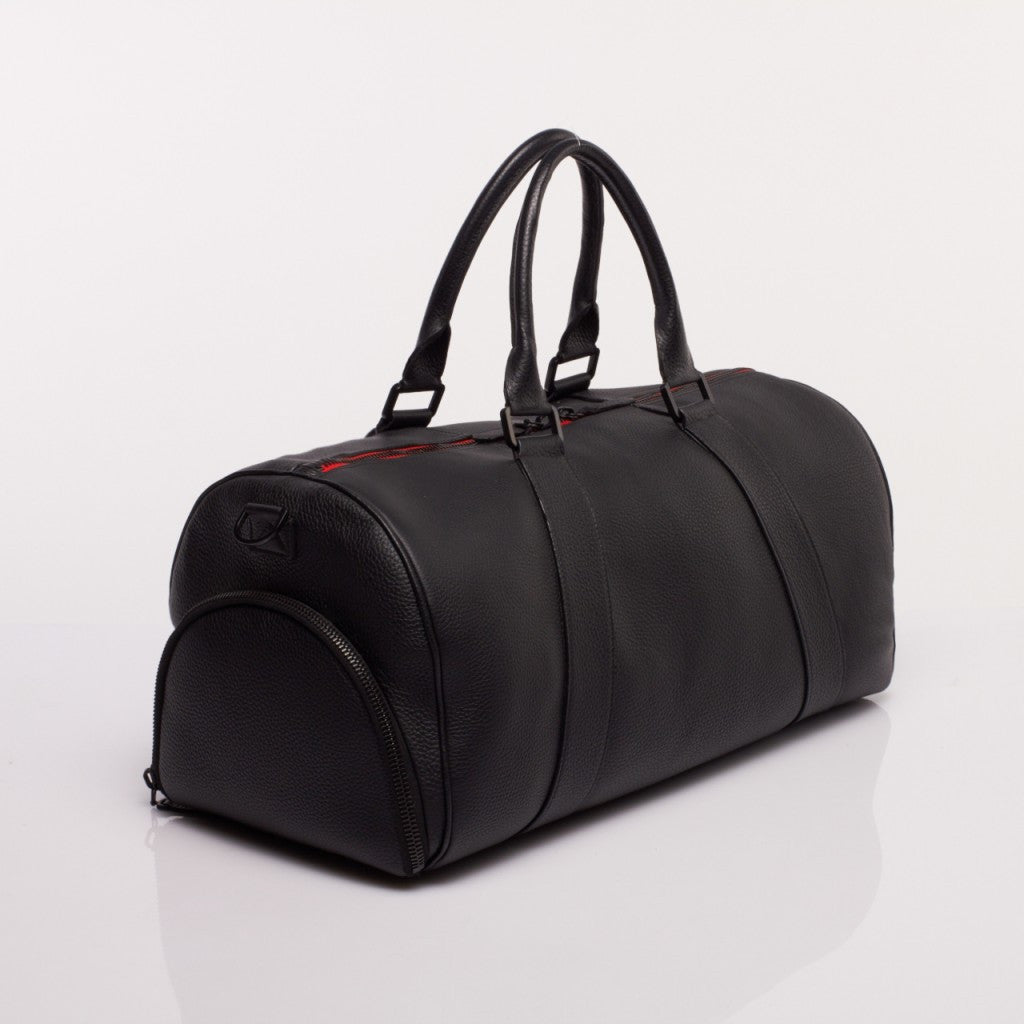 Saint Augustin Luxury Bag in Black Taurillon Leather by Anonyme Paris