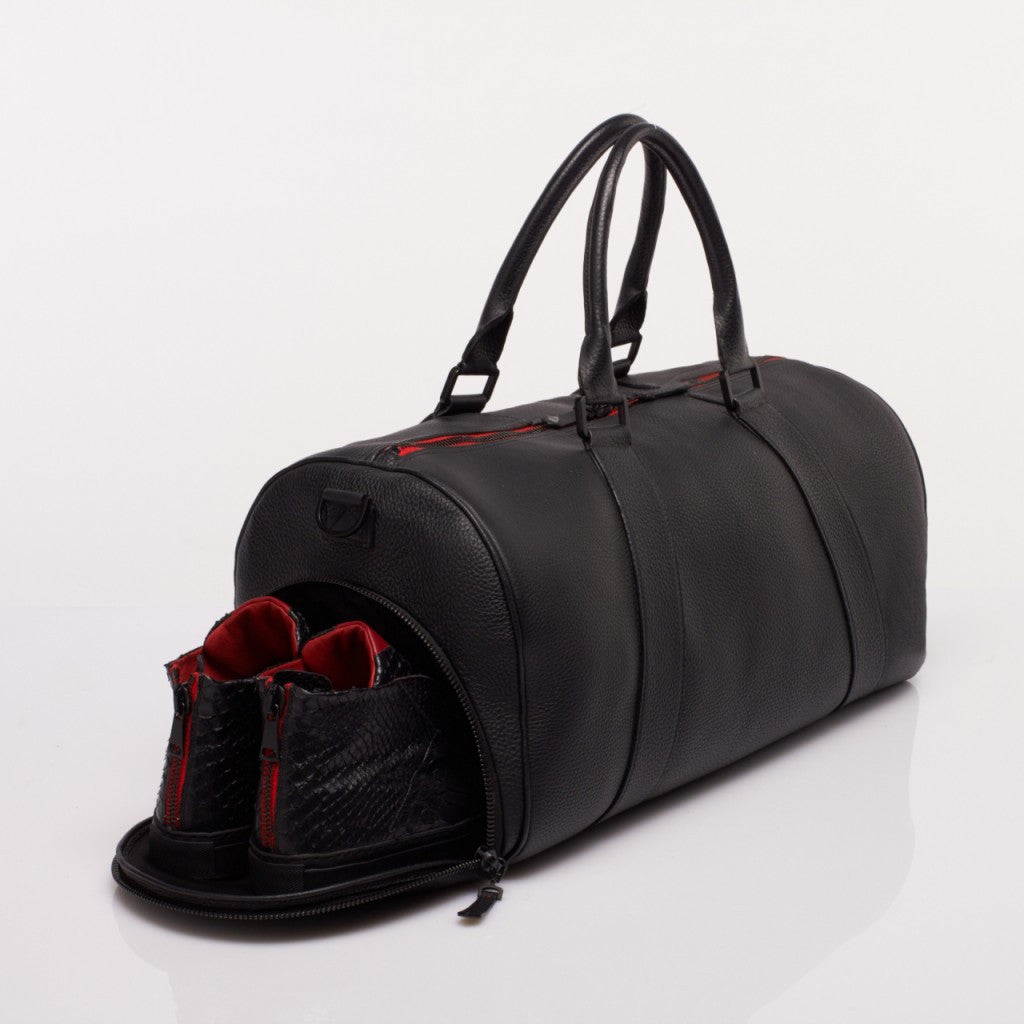 Saint Augustin Luxury Bag in Black Taurillon Leather by Anonyme Paris