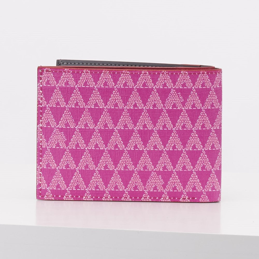 Made in FRANCE Tourny Luxury Wallet in Pink by Anonyme Paris (8 credit - La  Perfection Louis