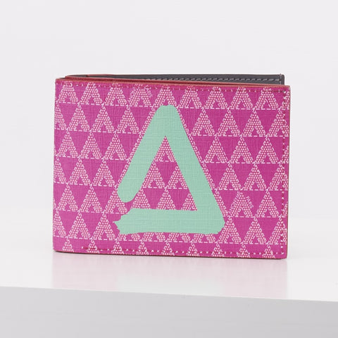 Made in FRANCE Tourny Luxury Wallet in Pink by Anonyme Paris (8 credit card slots)