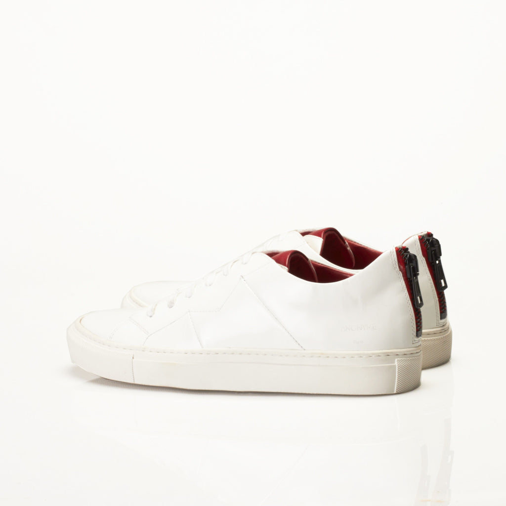 Vali Luxury Sneakers in White Spazzolato by Anonyme Paris
