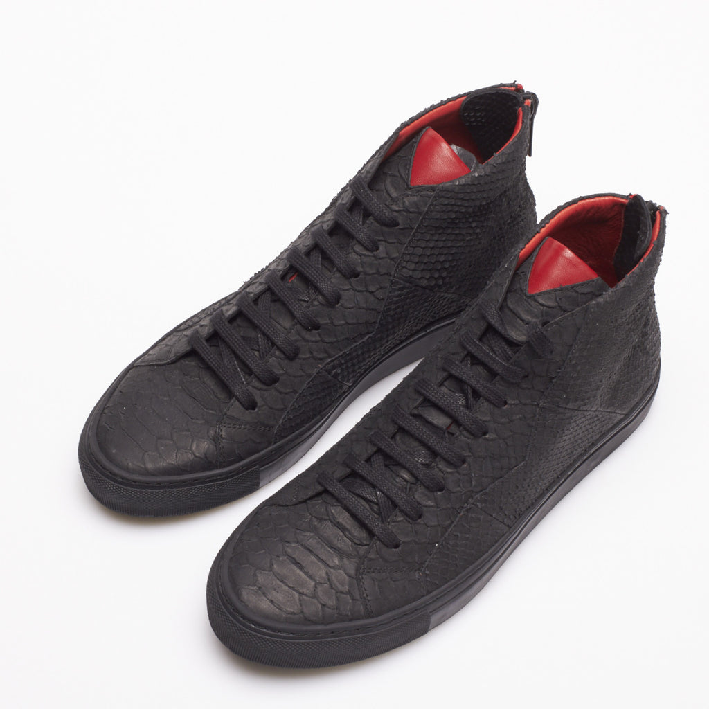 Vidar Luxury Sneakers in Imitation Python Leather by Anonyme Paris