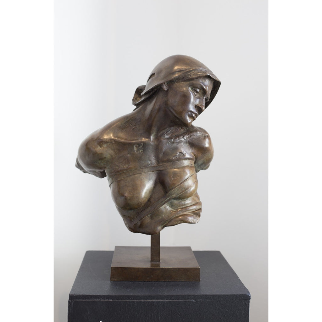 Buste de Femme Esclave Bronze Fine Sculpture by Christophe Charbonnel (SOLD OUT)