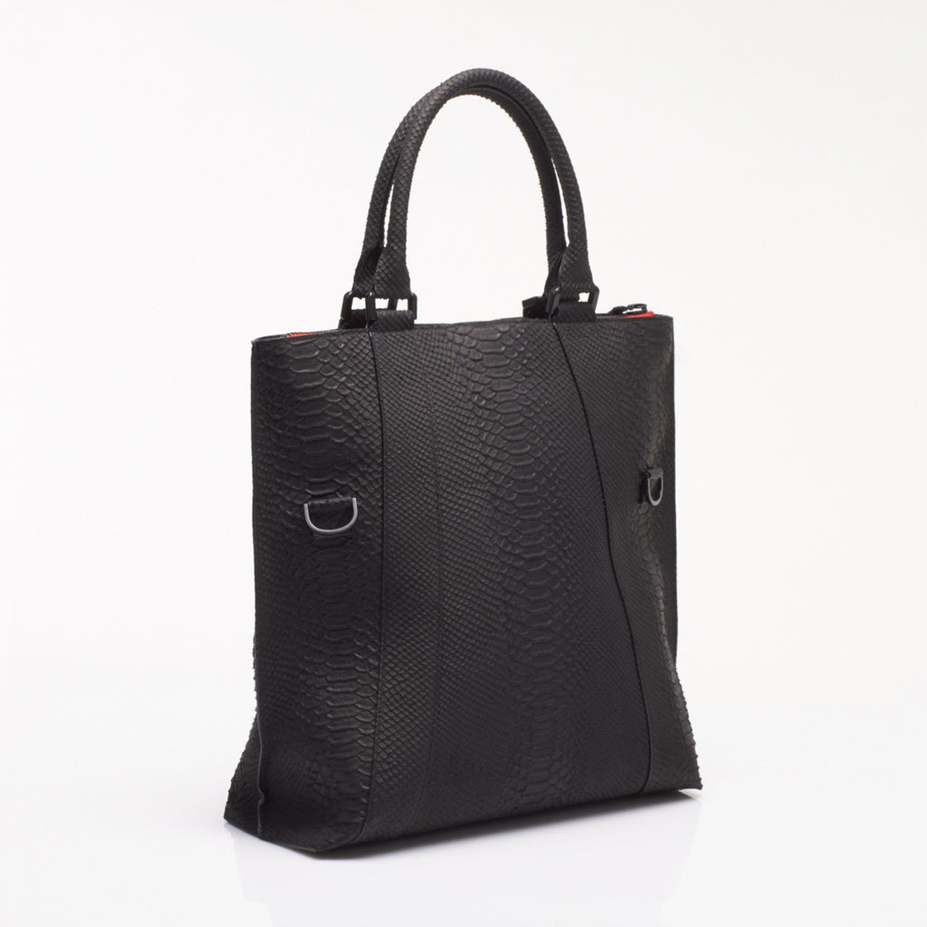 Made in FRANCE TERNES Luxury Tote Bag in Imitation Python Leather by Anonyme Paris